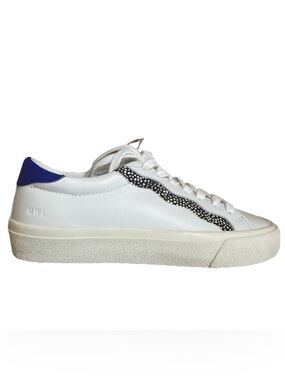 Madewell Sidewalk Low-top in Leather and Calf Hair Wave Edition Sneakers